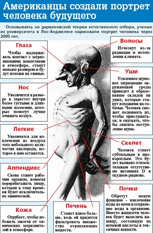 Признаки людей будущего