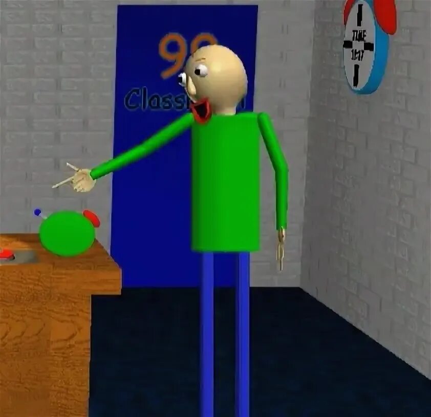 Baldi fun New School Plus Ultimate Edition Demo 2 Floor.