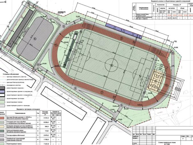 Касли стадион проект. Генплан стадиона. Школьный стадион план. План спортивного стадиона. Сколько метров школьный стадион