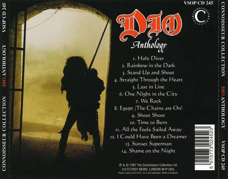 Dark dio. Dio - 1997 - Anthology. Dio - all the Fools Sailed away. Dio last in line обложка. Rainbow in the Dark Dio обложка.