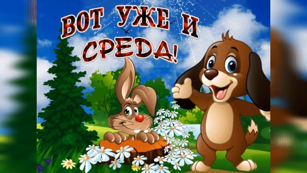 Хорошей среды доброе утро открытка. Открытки с добрым утром среды. открытки весёлой среды. открытки доброй среды. открытки с средой и хорошим днем.
