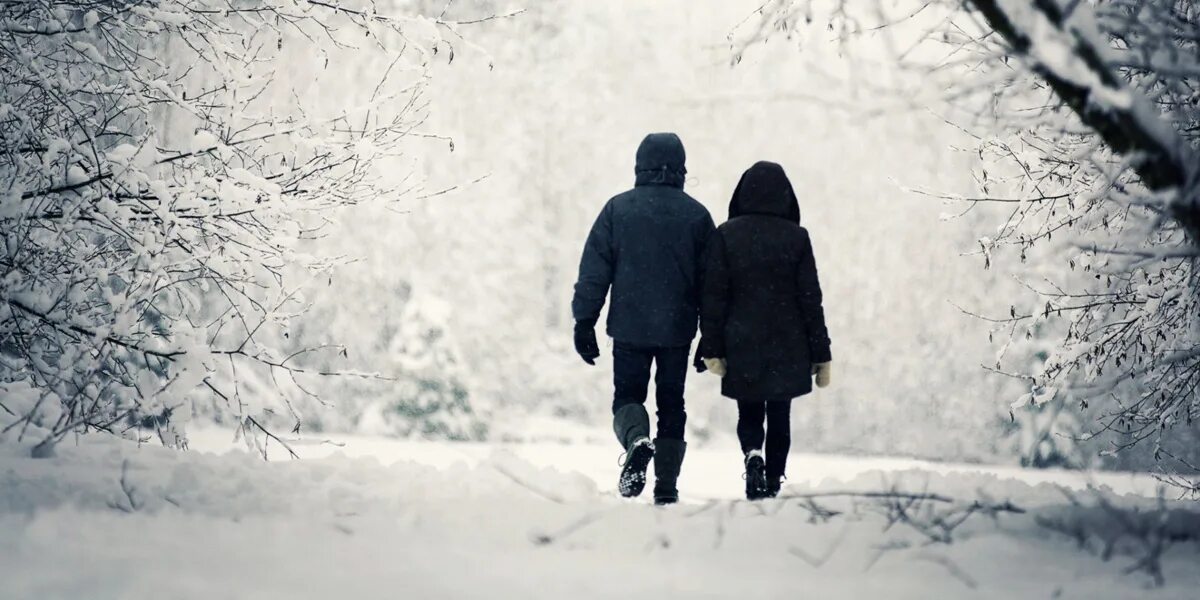 Walking in winter