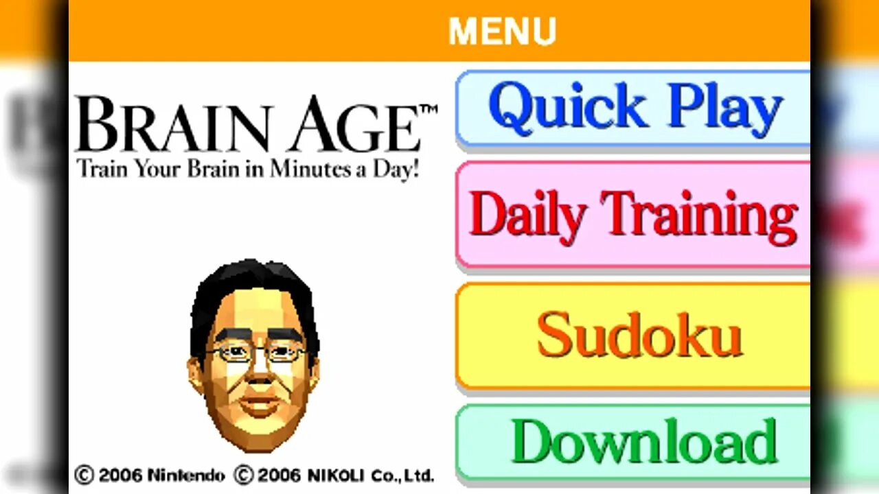 Brain age. Brain age Train your Brain in minutes a Day. Brain age (DS). Brain age Gameplay.