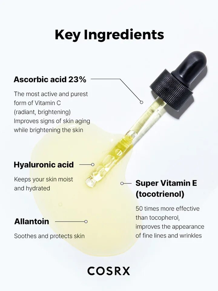 Cosrx the vitamin c 13 serum. Cosrx the vitamin c 23 serum. осветляющая и укрепляющая сыворотка с 23% витамина c cosrx the vitamin c 23 serum.
