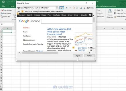 Excel web