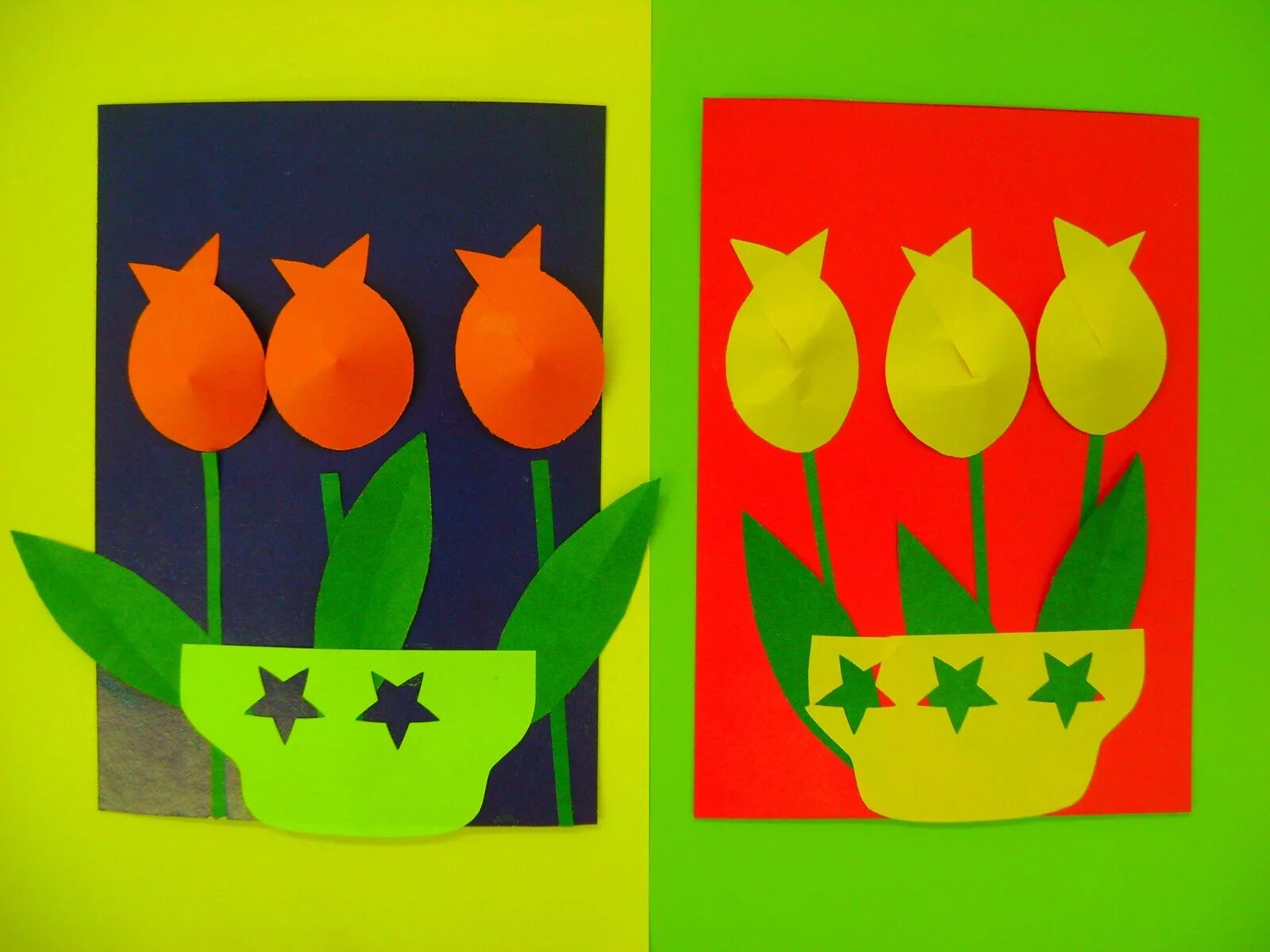 аппликация тюльпаны. объемная аппликация тюльпаны. аппликация тюльпаны из цветной бумаги. объемная аппликация тюльпаны. аппликация тюльпан в средней группе.