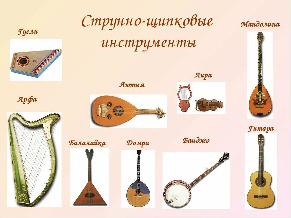 Какие есть группы инструментов. Струнно щипковые инструменты список. назовите струнные щипковые инструменты. струнно-щипковые музыкальные инструменты список. группа струнно щипковых инструментов.