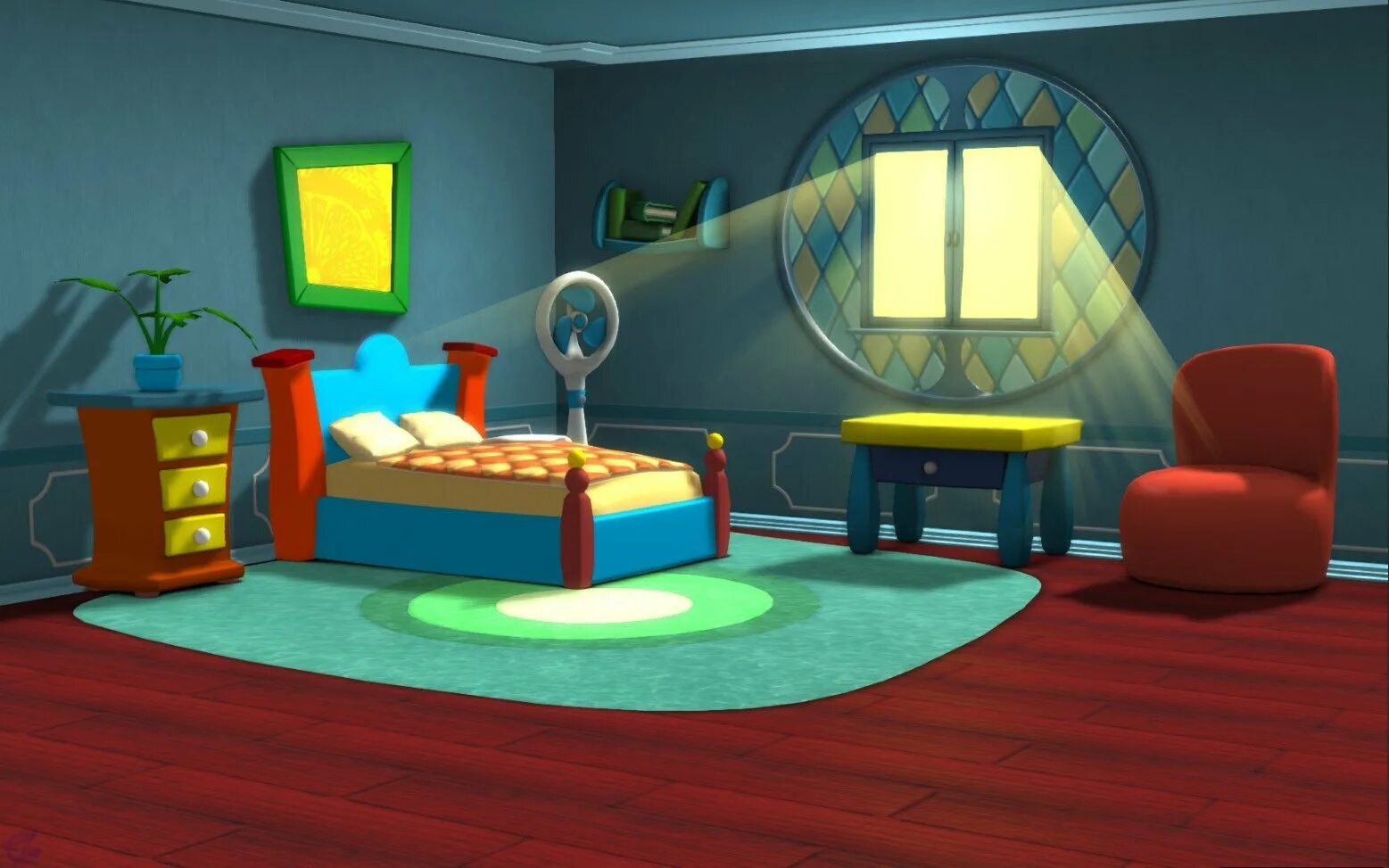 Мультяшная комната фон. Интерьер из мультфильмов. Мультяшный дом изнутри. Мультяшный фон спальня. Мультяшная комната.