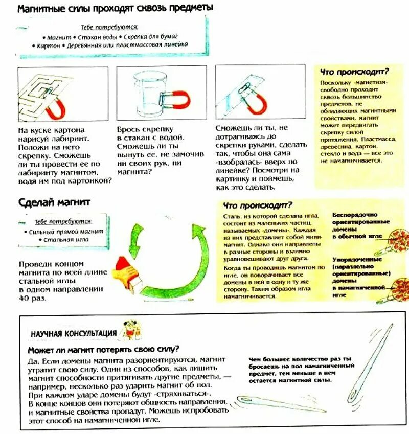 опыты с магнитами. опыт с двумя магнитами. ехперименты с магнитом. схемы опытов с магнитом в детском саду. магнит и скрепки опыт.