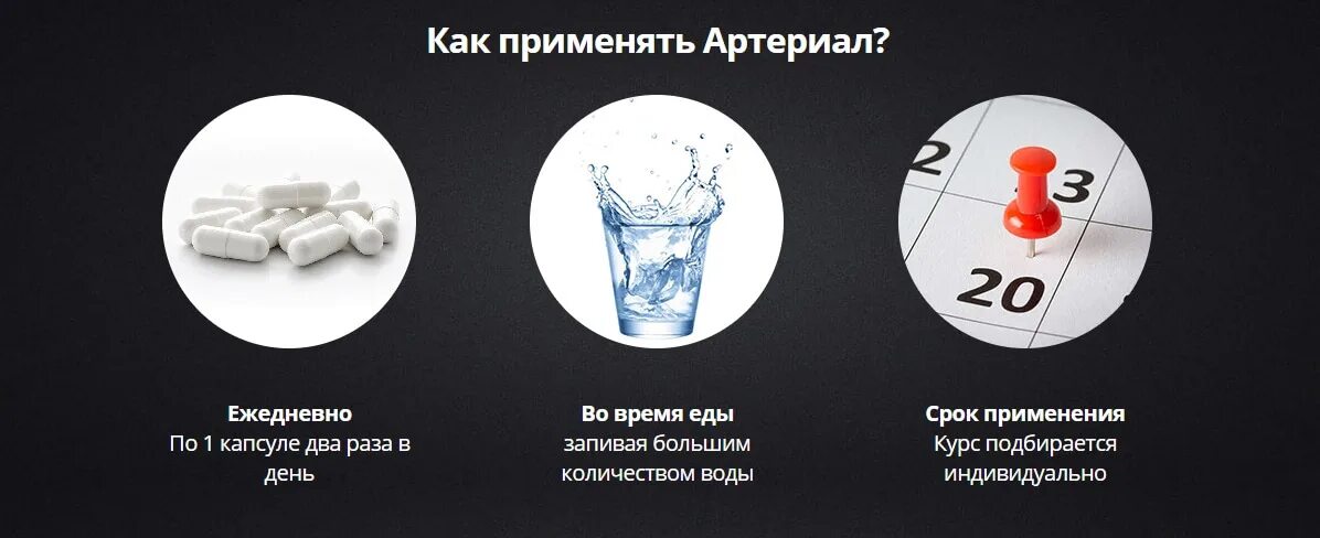 Артериал препарат. 1 Капсула 2 раза в день. Артериал таблетка. Как применять капсулы. Принимать за 30 минут до еды