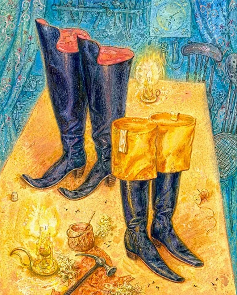 Гримм маленькие человечки главные герои. Сказка маленькие человечки братья гримм. Иллюстрация к произведению маленькие человечки. Иллюстрация к сказке маленькие человечки. Маленькие человечки братья гримм рисунок.