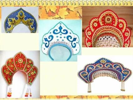 Рисуем кокошник 2 класс поэтапное