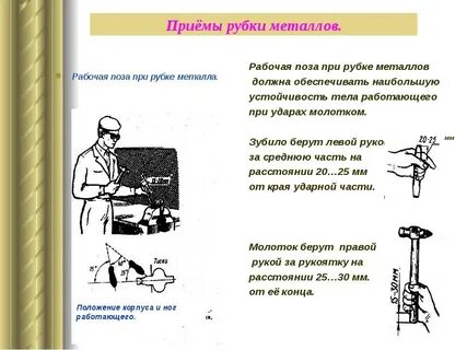 Рубка металла это