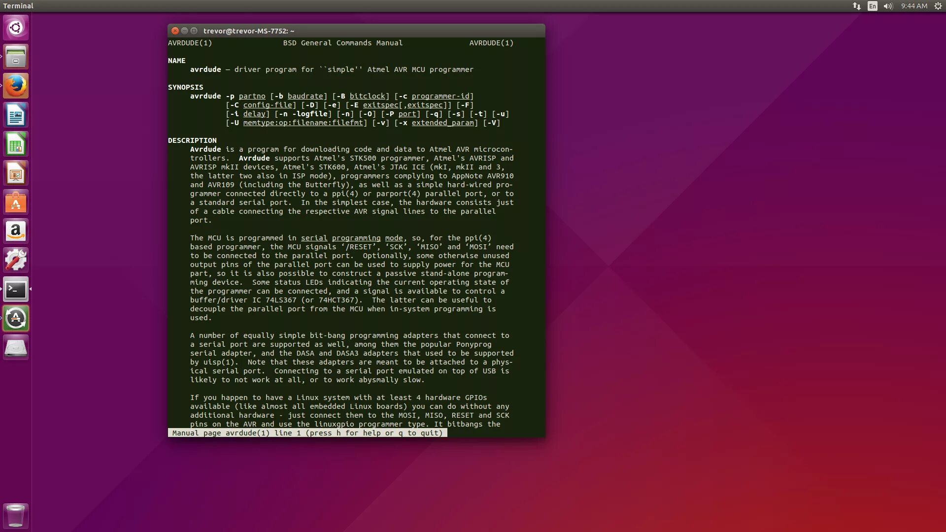 Programming mode