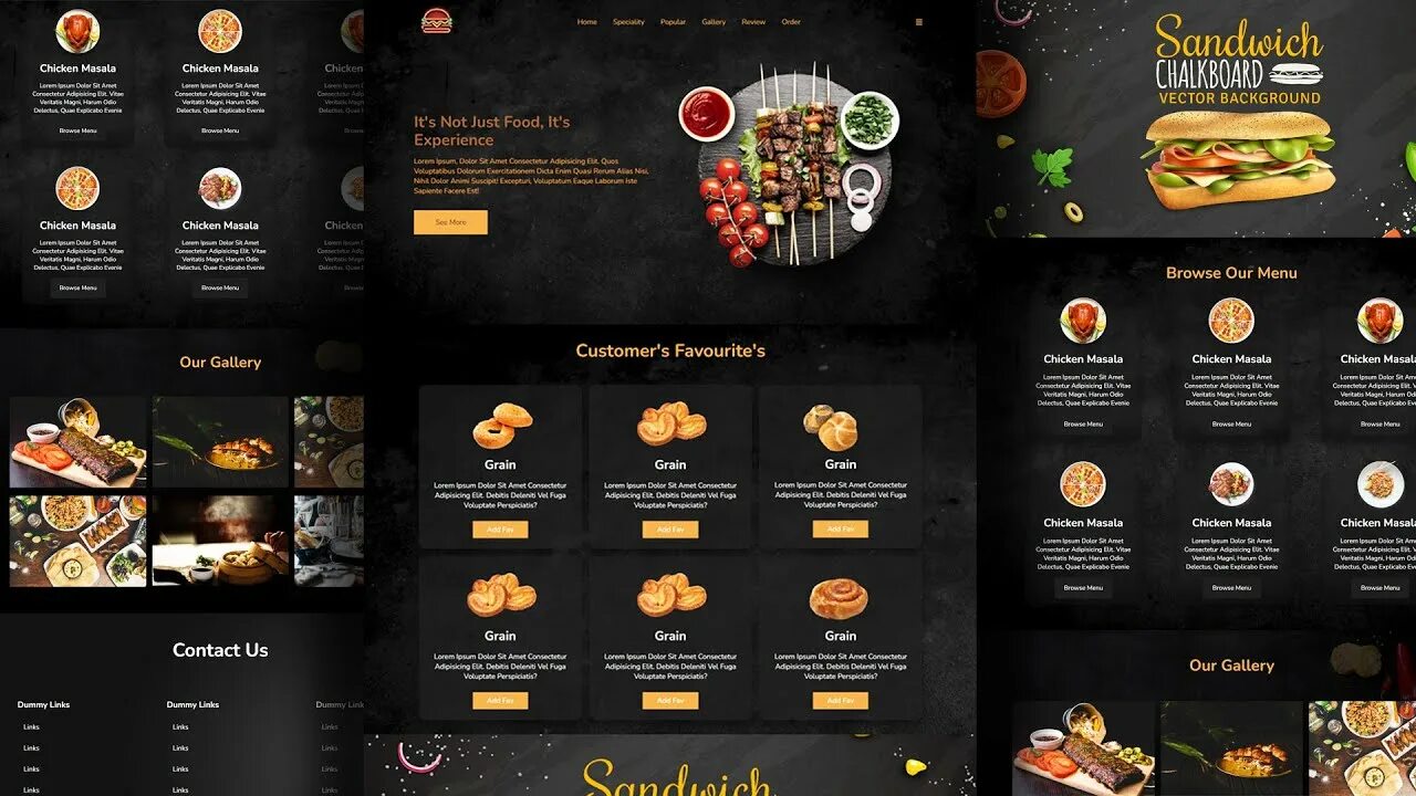 Food website. Created Restaraunt menus 1080x1080. Created Restaraunt menus 1000000xxxxxx80.