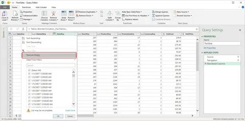 Сводная таблица в power query