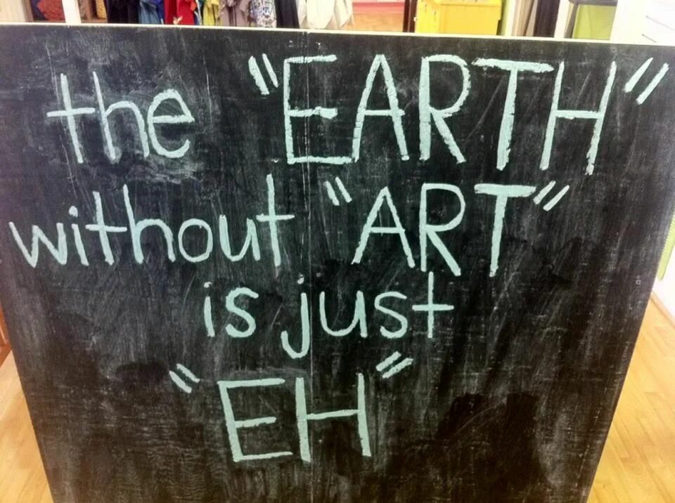 Earth without Art is just. Earth without Art is just eh. Earth without Art. This is just Art.