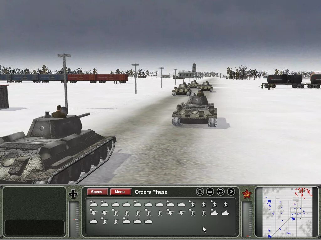 Panzer Command - Operation Winter Storm. Panzer Command: операция «снежный шторм». Игра Снежная операция.