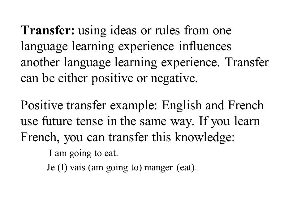 From one language to another. From one language to another