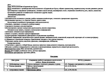 Конспект урока язык и культура