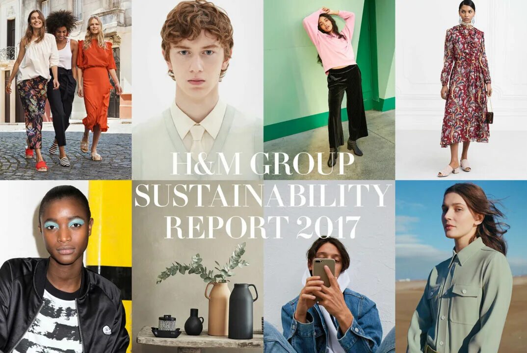 H M одежда из Переработанных материалов. H M Sustainability. H&M 2017. Реклама новой коллекции HM. Report 2017