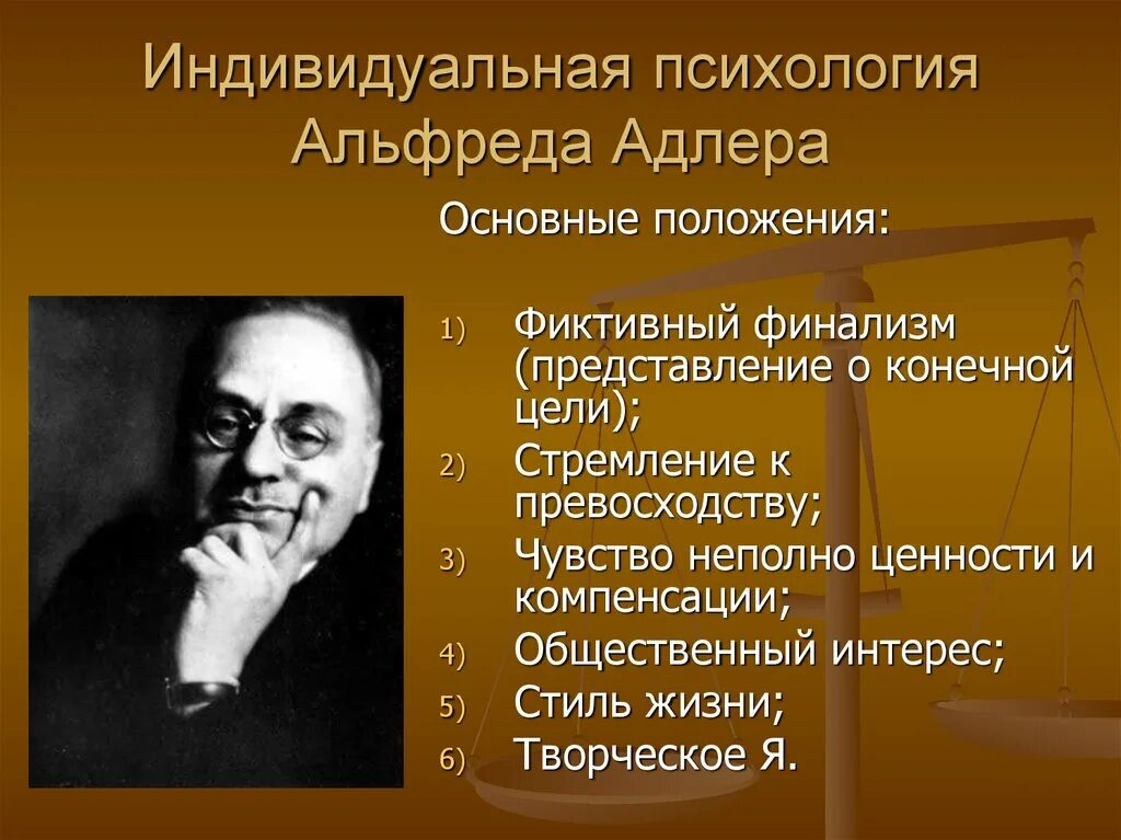 Методы индивидуальной психологии. Индивидуальная психология а.Адлера основные достижения.