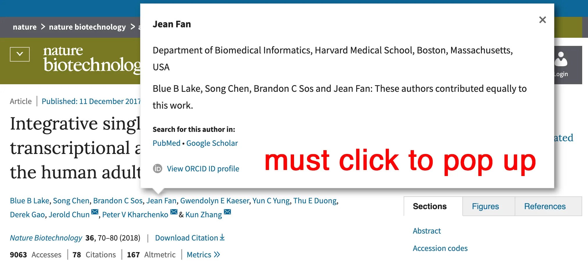 First author