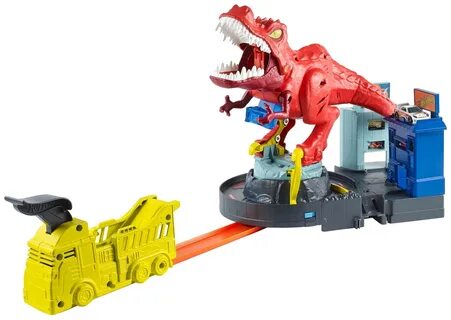 Игровой набор Хот Вилс - Разбушевавшийся Ти-Рекс Mattel купите недорого в и...