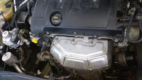 Снимаем двигатель пежо 308