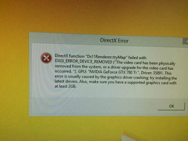 Ошибка 11 при запуске игры. Ошибка DIRECTX function. DIRECTX 11 ошибка. При запуске игры ошибка DIRECTX. Ошибка DIRECTX function "dx11renderer::TRYMAP.