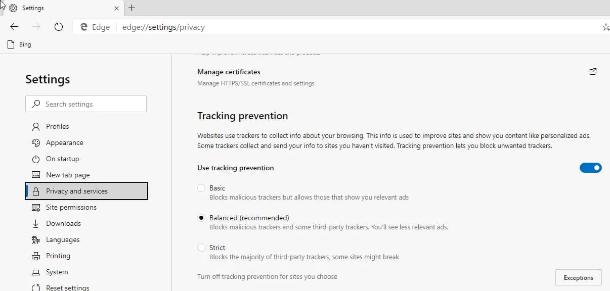 Edge settings default. Edge://settings/privacy. edge://settings/appeaавито. уристическийedge://settings/sitedata. edge://settings/privacy/trackers/detail?tracker=ttarget.