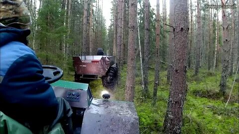 Зима в тайге вездеходы