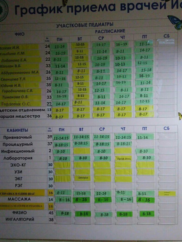 Детская поликлиника расписание врачей. Расписание врачей детской поликлиники. Расписание врачей график. Детская поликлиника график врачей.