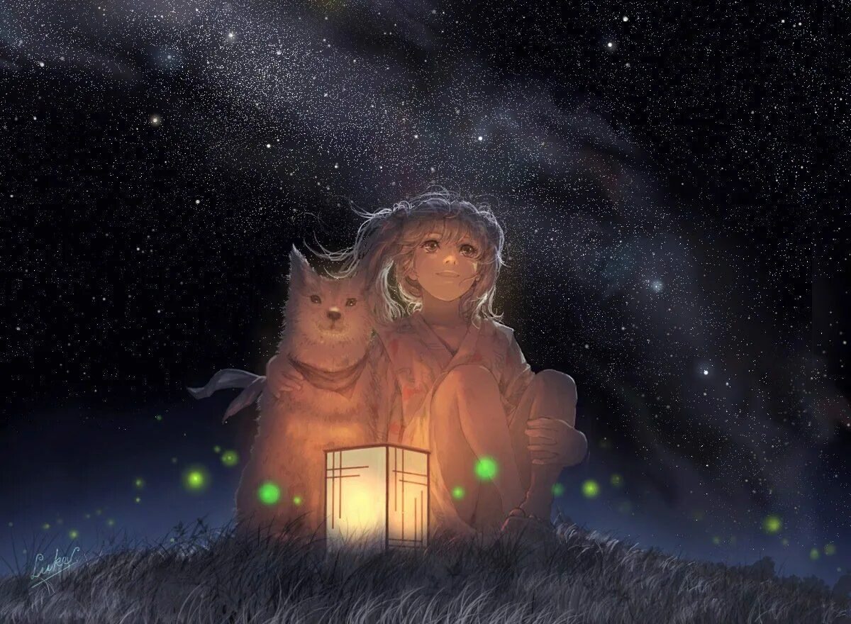 Ждем первое звезды. Девочка и звездное небо. Спокойной ночи арт. Кот и звездное небо. Ежик и звездное небо.