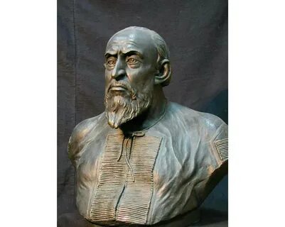 Скульптурный портрет созданный герасимовым
