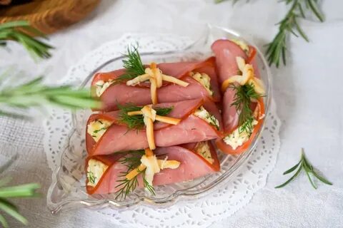 Закуска из ветчины