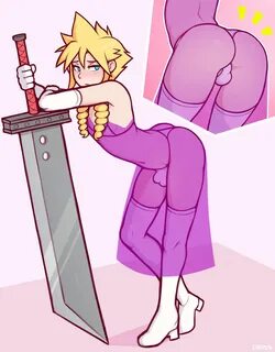 Cloud doesn't mind you seeing his extra slot :dross