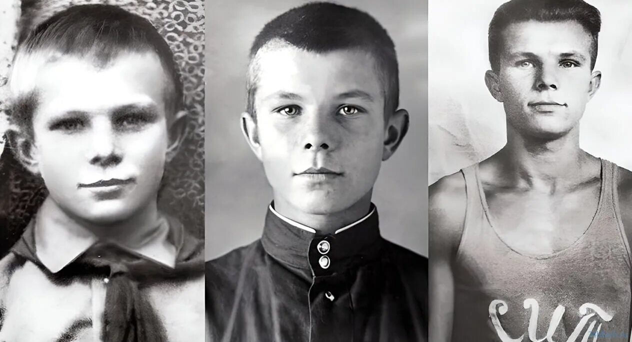 Герои детства наше время. Семья Юрия Гагарина в детстве.