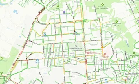 Воронеж ул дорожная на карте