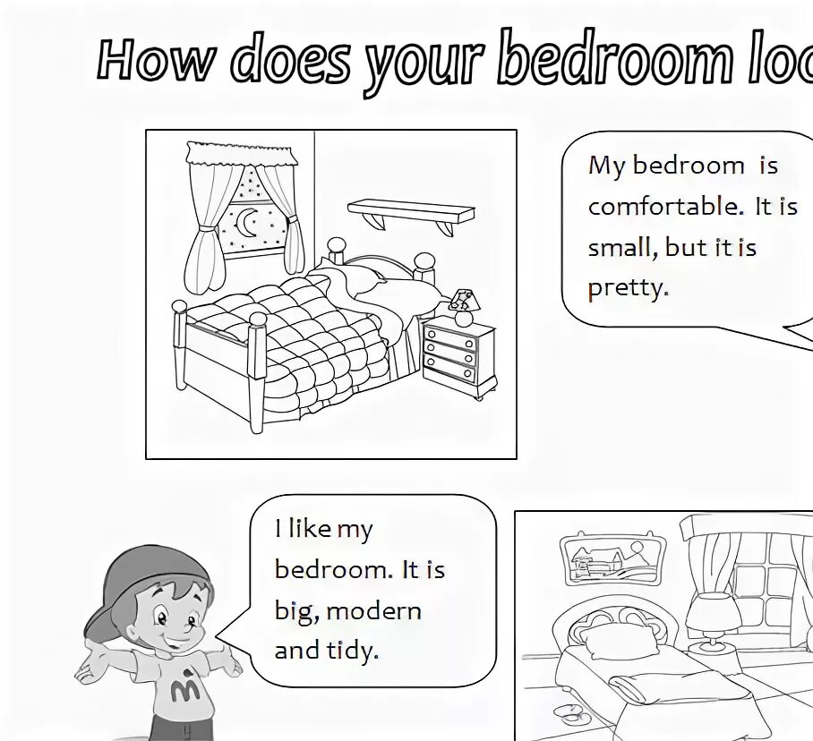 Describe your Room. Describe your Bedroom. Describe the Bedroom. My Bedroom Worksheets for Kids draw and write about your Bedroom. Describe your favourite