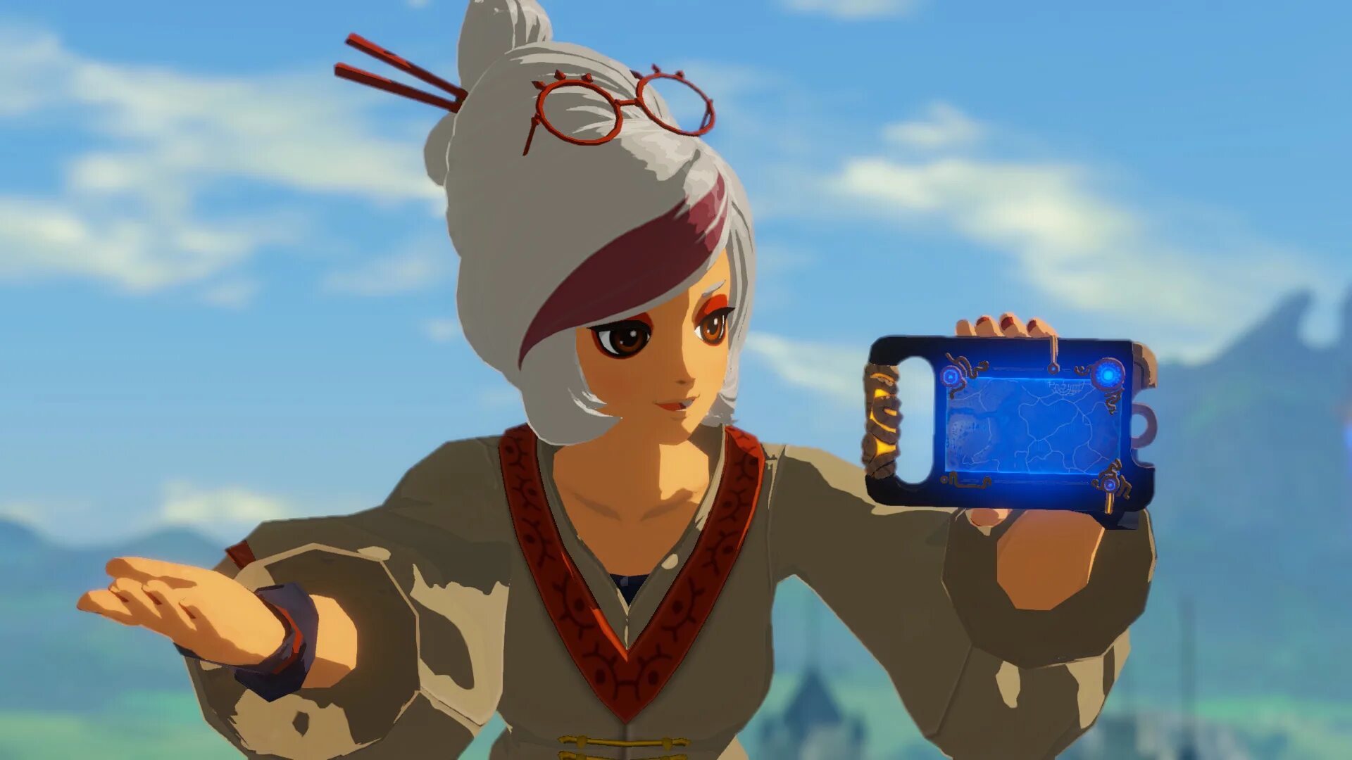 The legend of zelda purah. Зельда профессор Пура. Пура Legend of Zelda. Зельда age of Calamity. Зельда Hyrule Warriors age of Calamity.