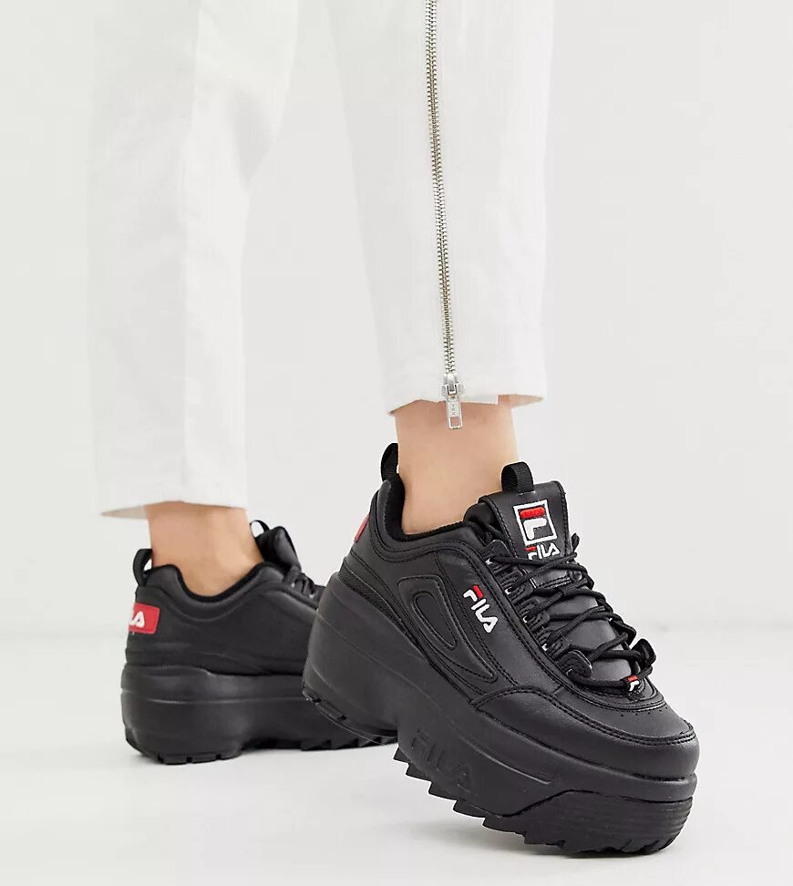 Кроссовки женские Fila Disruptor. Fila кроссовки Disruptor 2. Fila Disruptor черные женские. Женские кроссовки Fila Disruptor 2. Большие черные кроссовки