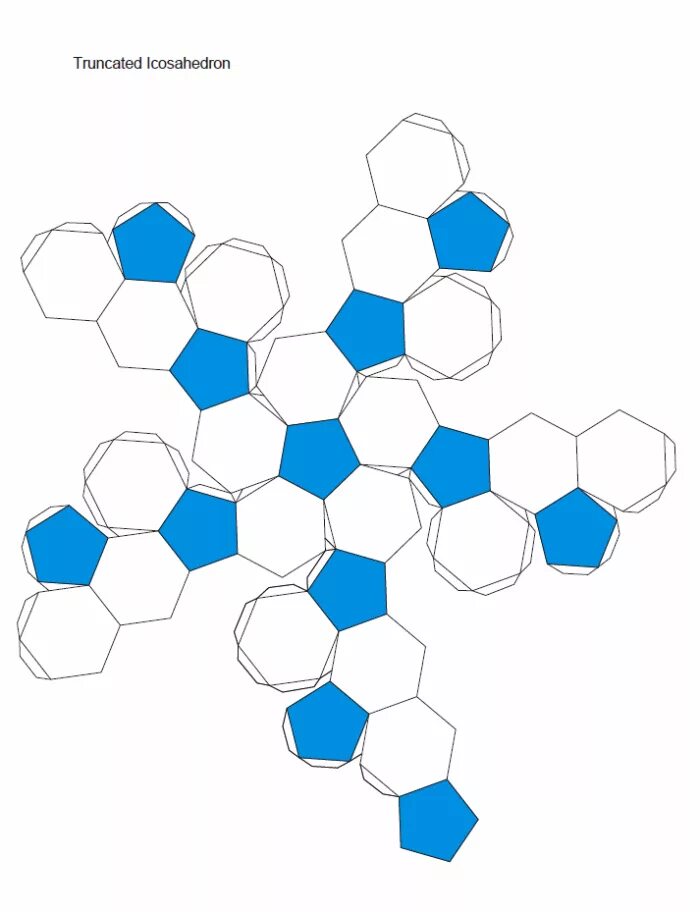 Message truncated. Усеченный икосаэдр схема. Усеченный икосаэдр футбольный мяч развертка. Развертка усеченного икосаэдра. Усеченный икосододекаэдр развертка.