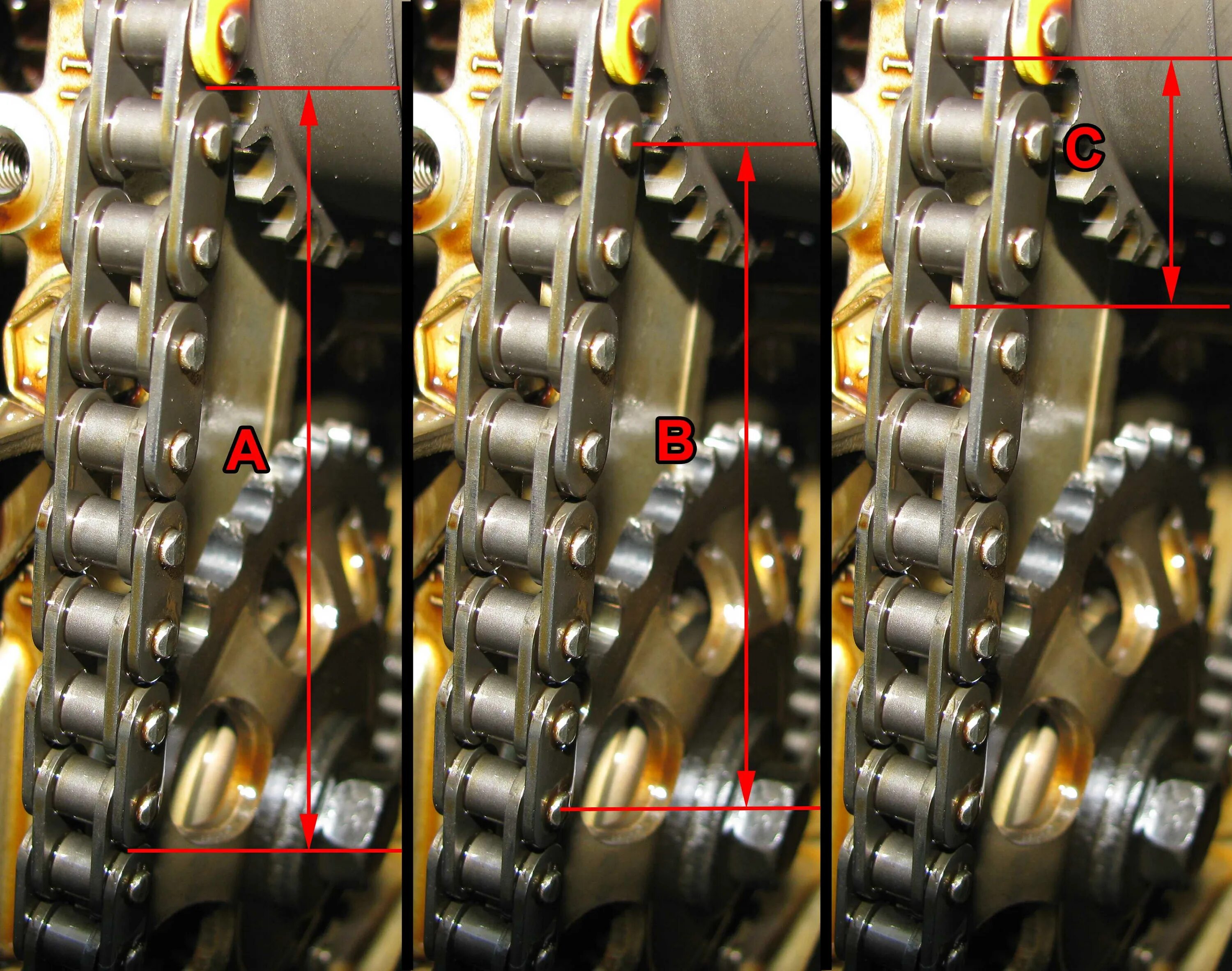 Метки цепи грм almera b10. Симптомы растянутой цепи грм. Калибр для велоцепи. Растяжение цепи грм cr12de. Цепь переклепать m271.