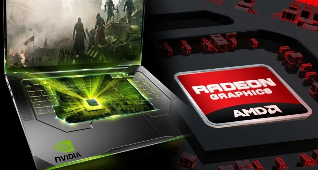 Radeon graphics ноутбук. AMD NVIDIA. Видеокарты NVIDIA И AMD. AMD против NVIDIA. Нвидиа AMD.