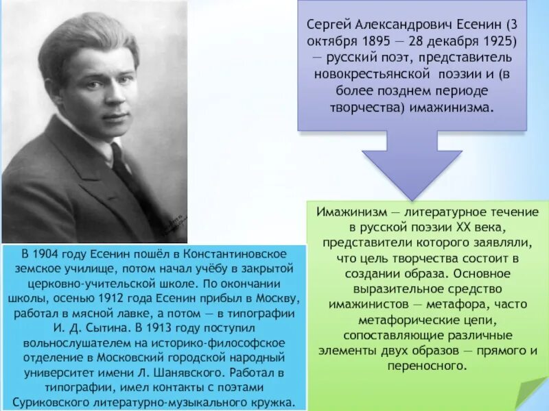 С чем сопоставляет поэт. Поэты имажинисты 20 века. поэты имажинисты серебряного века. поэты серебряного века представители имажинизма. есенин в период имажинизма.