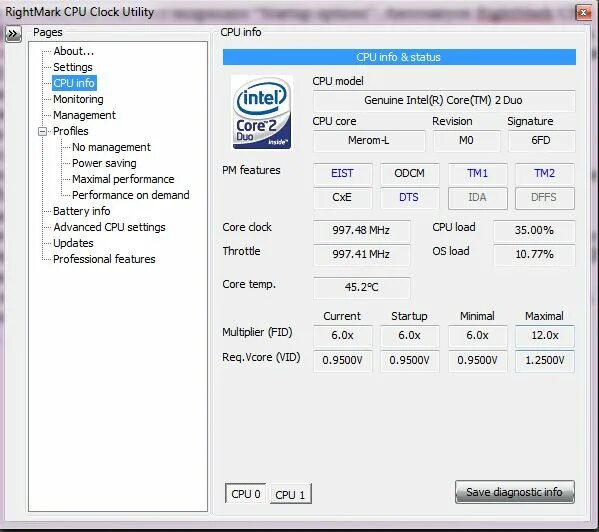 Cpu status. Cpu info. cpu rightmark. rightmark cpu clock utility. максимальная частота процессора энергосбережения.