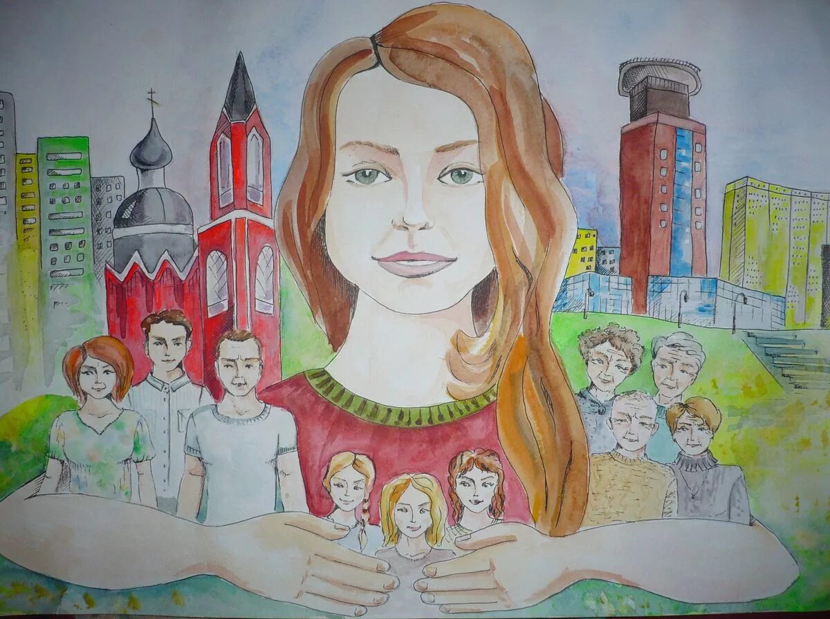 Нарисовать семью будущего