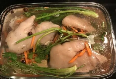 Маринованные ножки по армянски