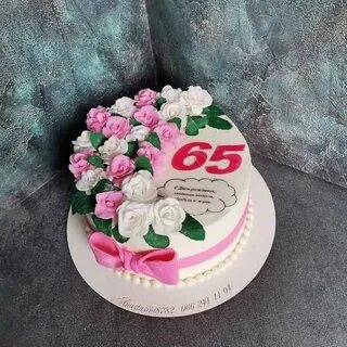 Торт на юбилей маме 65 лет